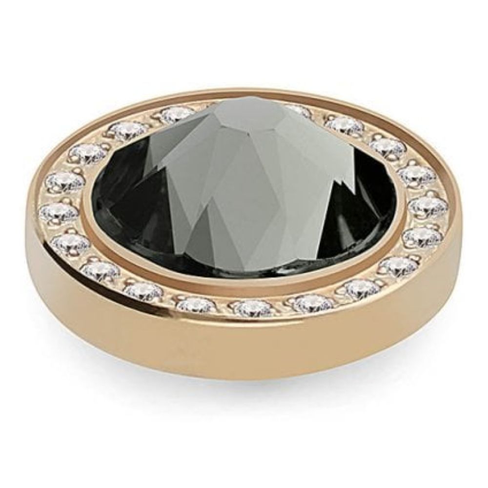 10.5mm Interchangeable Canino Deluxe Silver Night Crystal Top in YG
