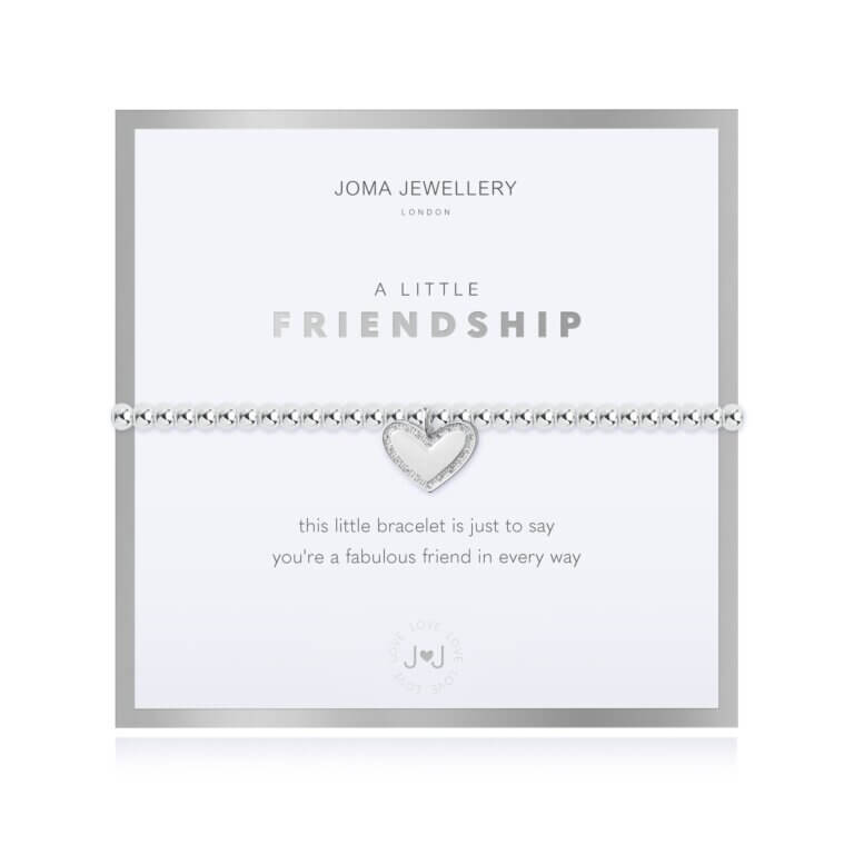 Beautifully Boxed A Littles | Fabulous Friend | Silver | Bracelet | 17.5cm Stretch