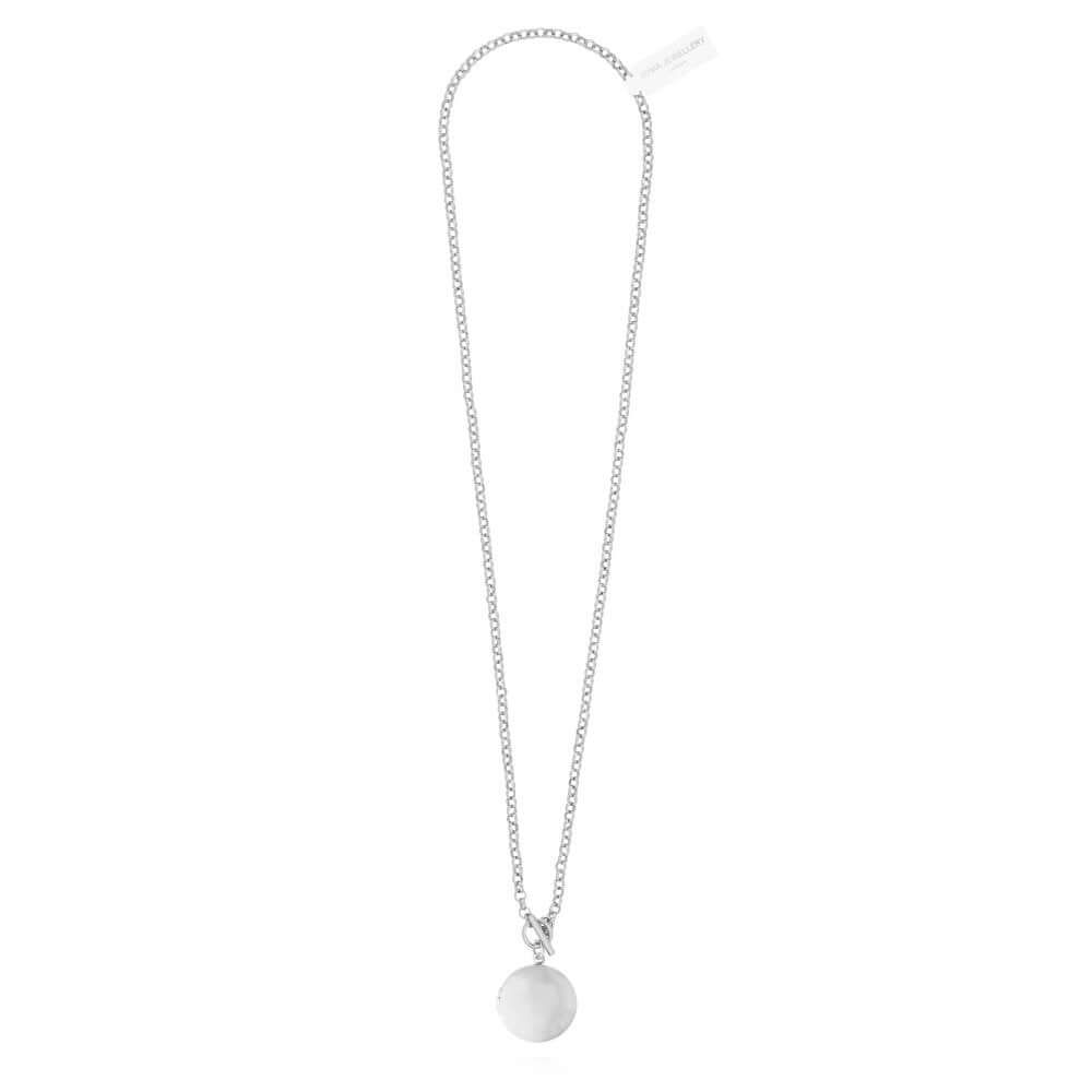 Life Lockets Silver Round Locket 50cm Necklace