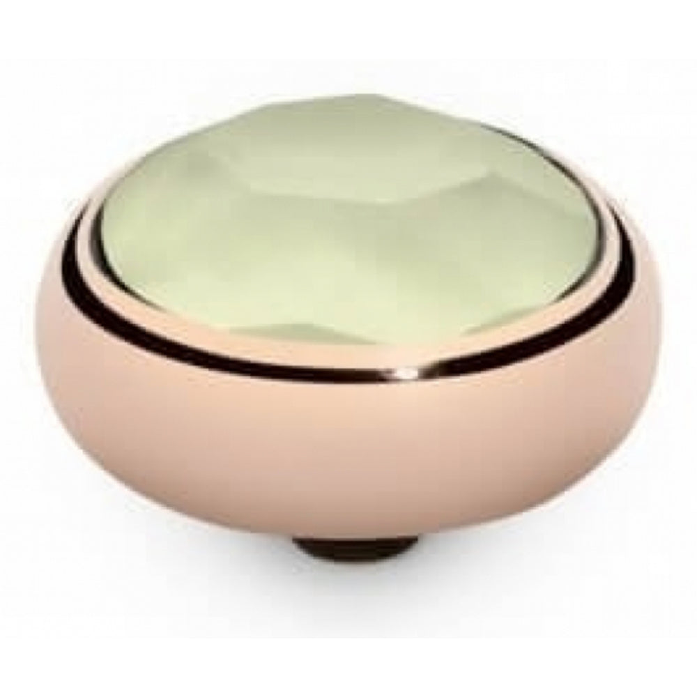 Famosa Powder Yellow Rose Gold Sesto 10mm Ring Top