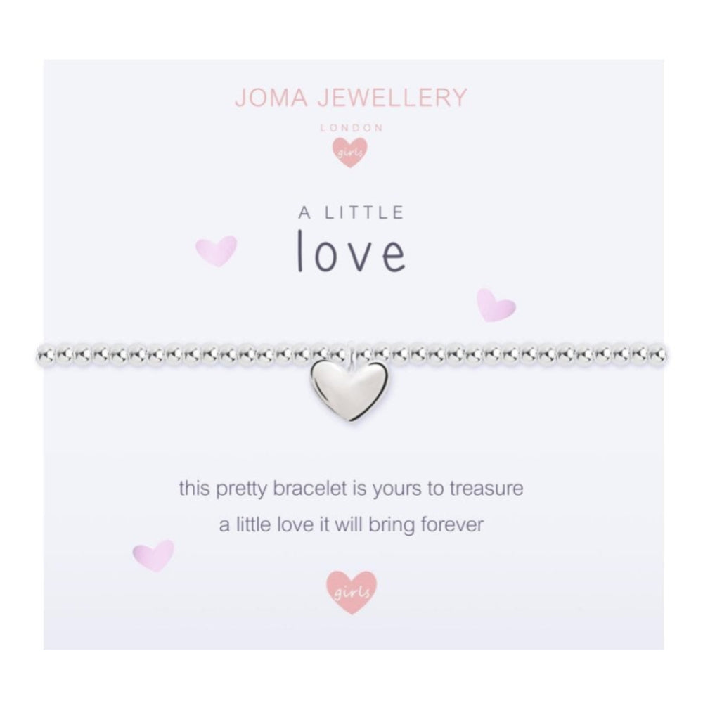 A Little - Love - Silver - 15.5cm Stretch Bracelet