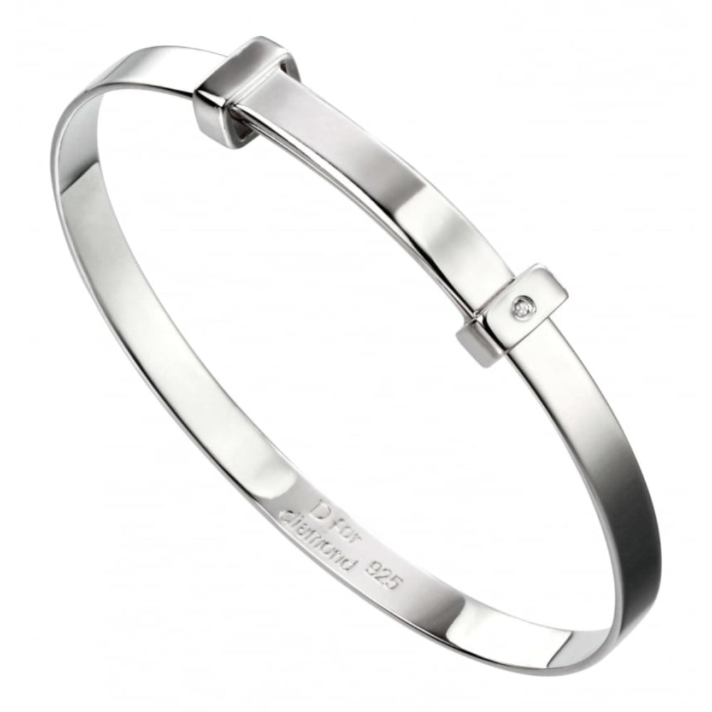 Diamond Blank Baby Bangle