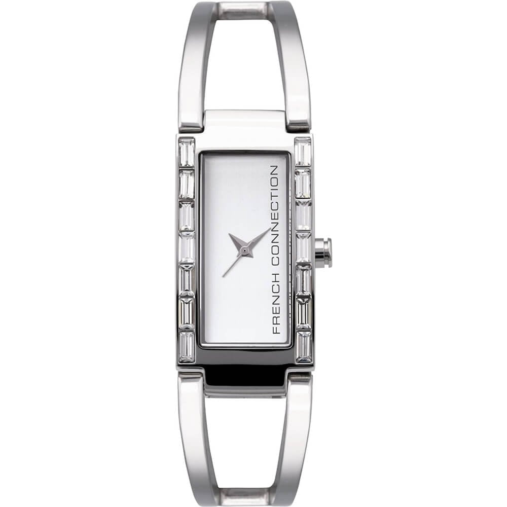 Ladies Quartz Stainless Steel Stone Set Watch