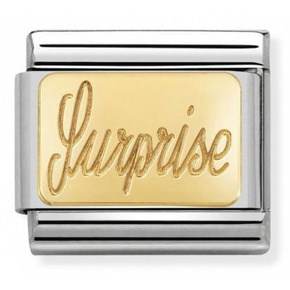 Classic Surprise Engraved In Stainless Steel With 18k Gold (29_Surprise)