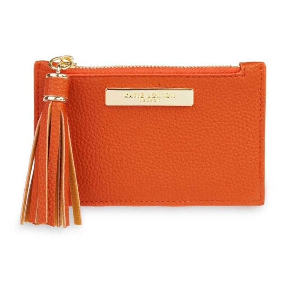 Tassel Card Holder | Burnt Orange