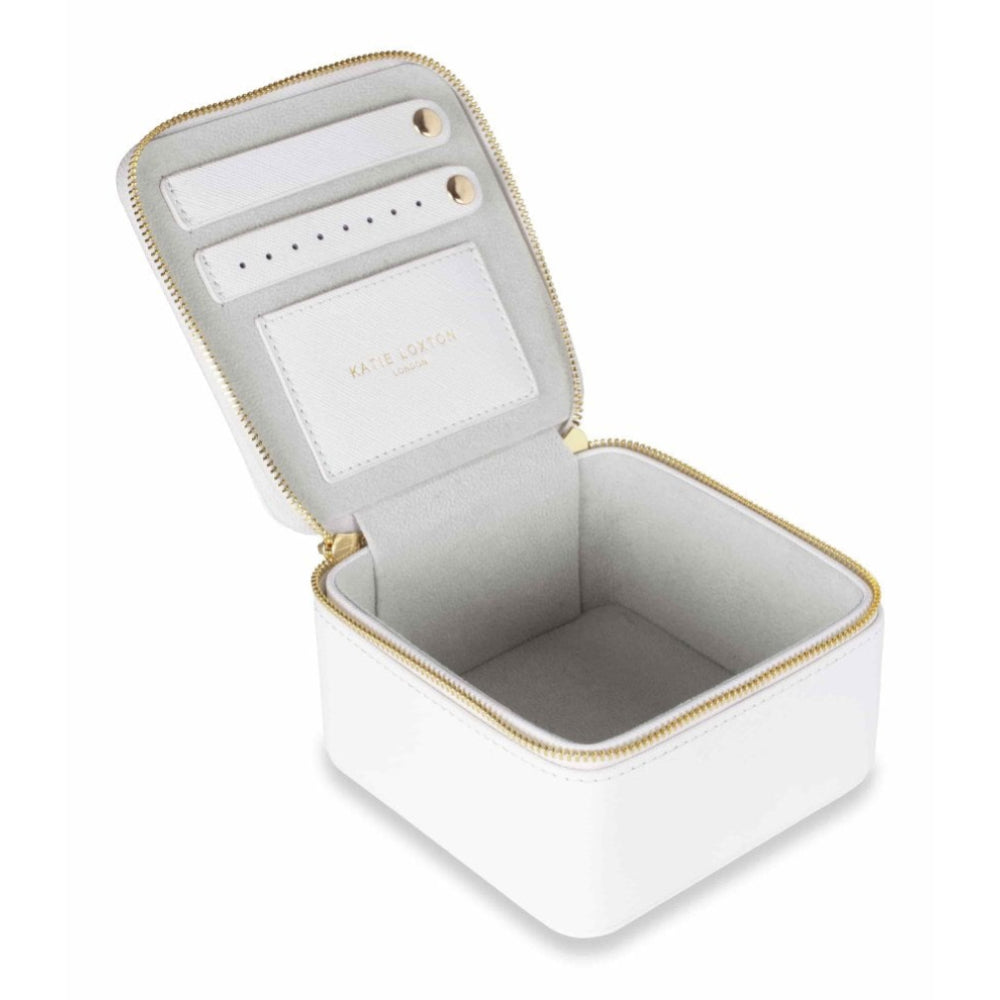 Square Jewellery Box - Shine Bright - White - 12x12x7cm