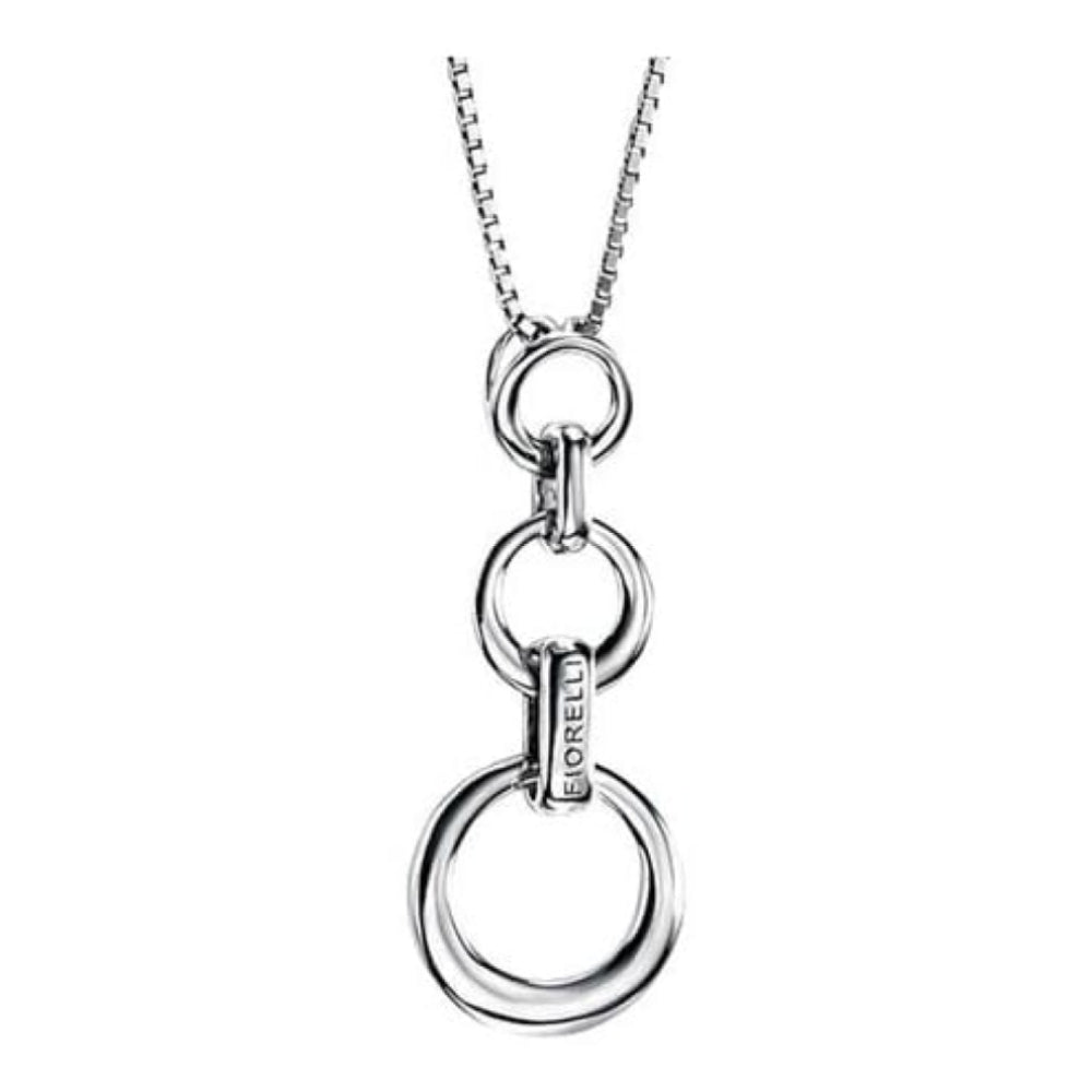 Ladies Sterling Silver Pendant Necklace