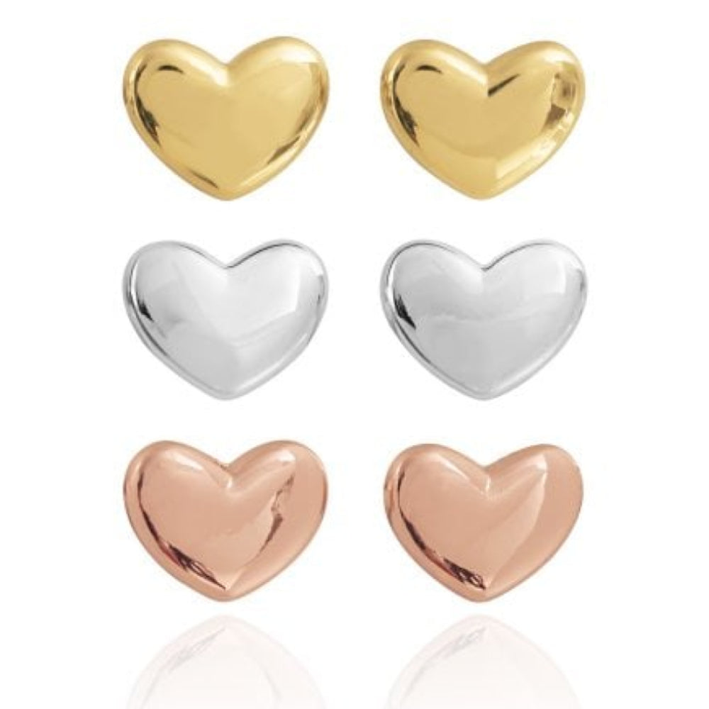 Florence | Set Of 3 Heart Earrings
