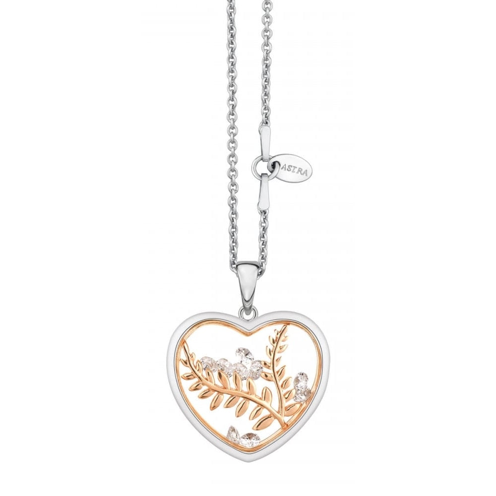 Peaceful Heart 20mm Necklace (PA5213 ROCZ)