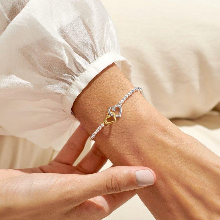 Forever Yours 'So Very Proud Of You' Silver & Gold Plated Bracelet