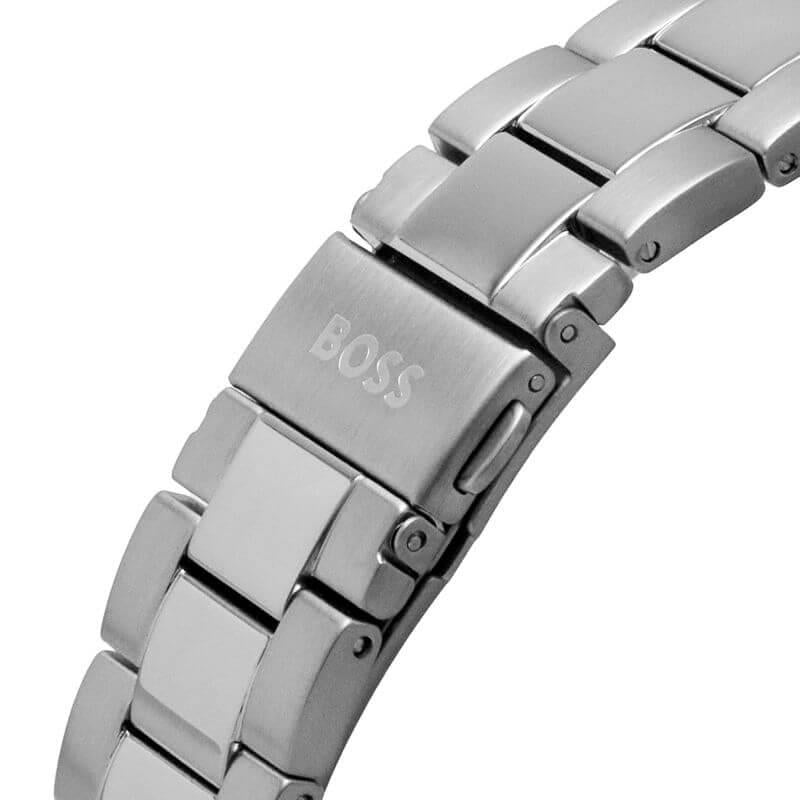 Allure Black Chronograph Dial Stainless Steel Bracelet Gents Watch