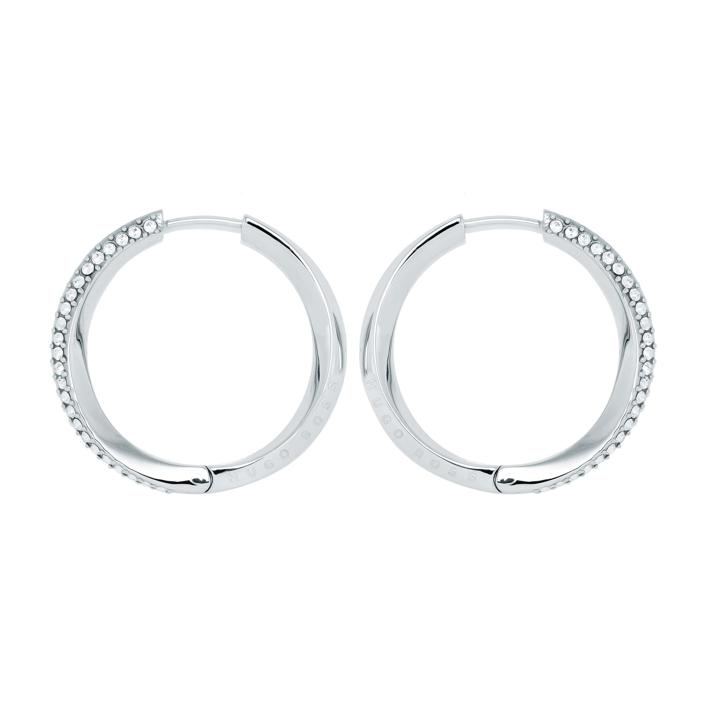 Signature Stainless Steel Hinge Earrings