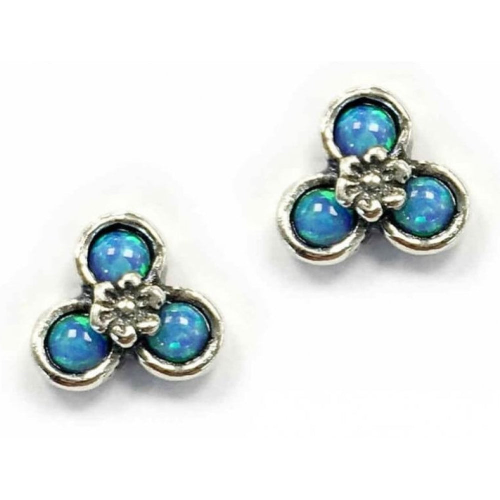 Earrings- Studs With Opal