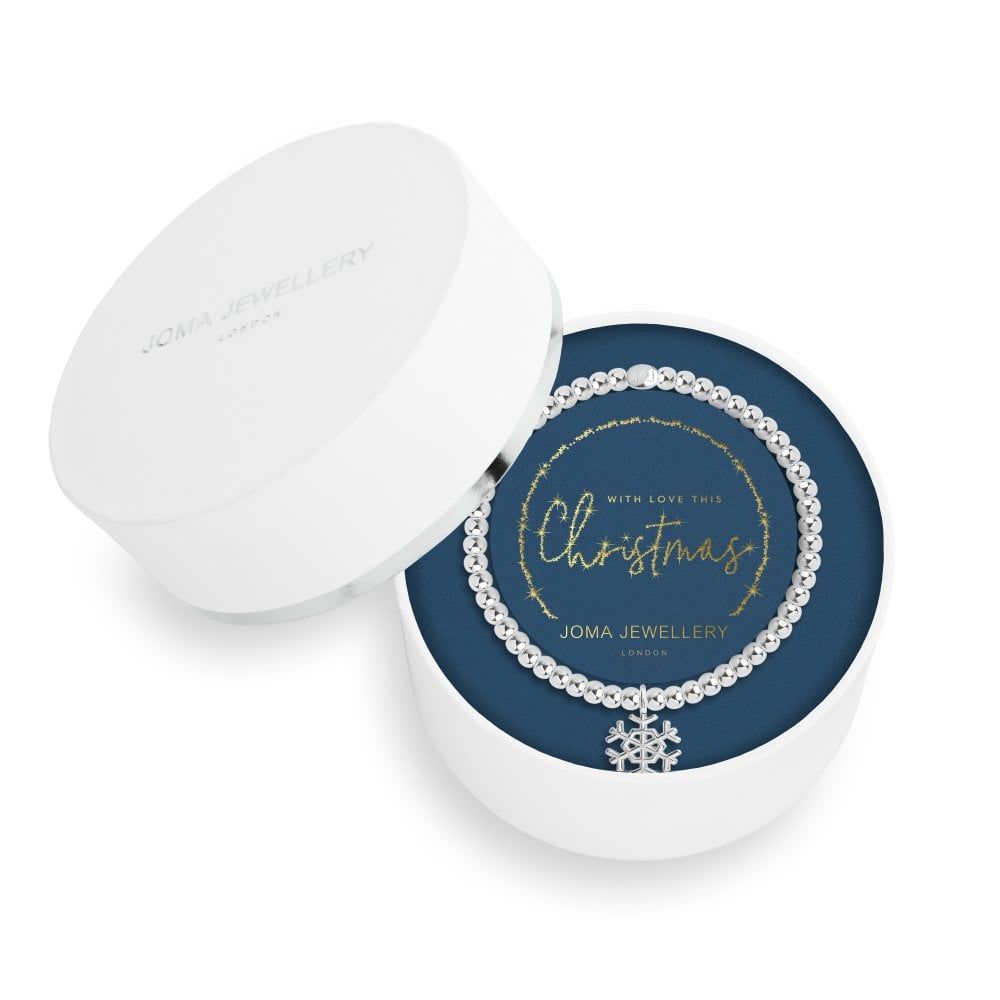Sweet Sentiments | With Love At Christmas | Silver | Bracelet | 17.5cm Stretch
