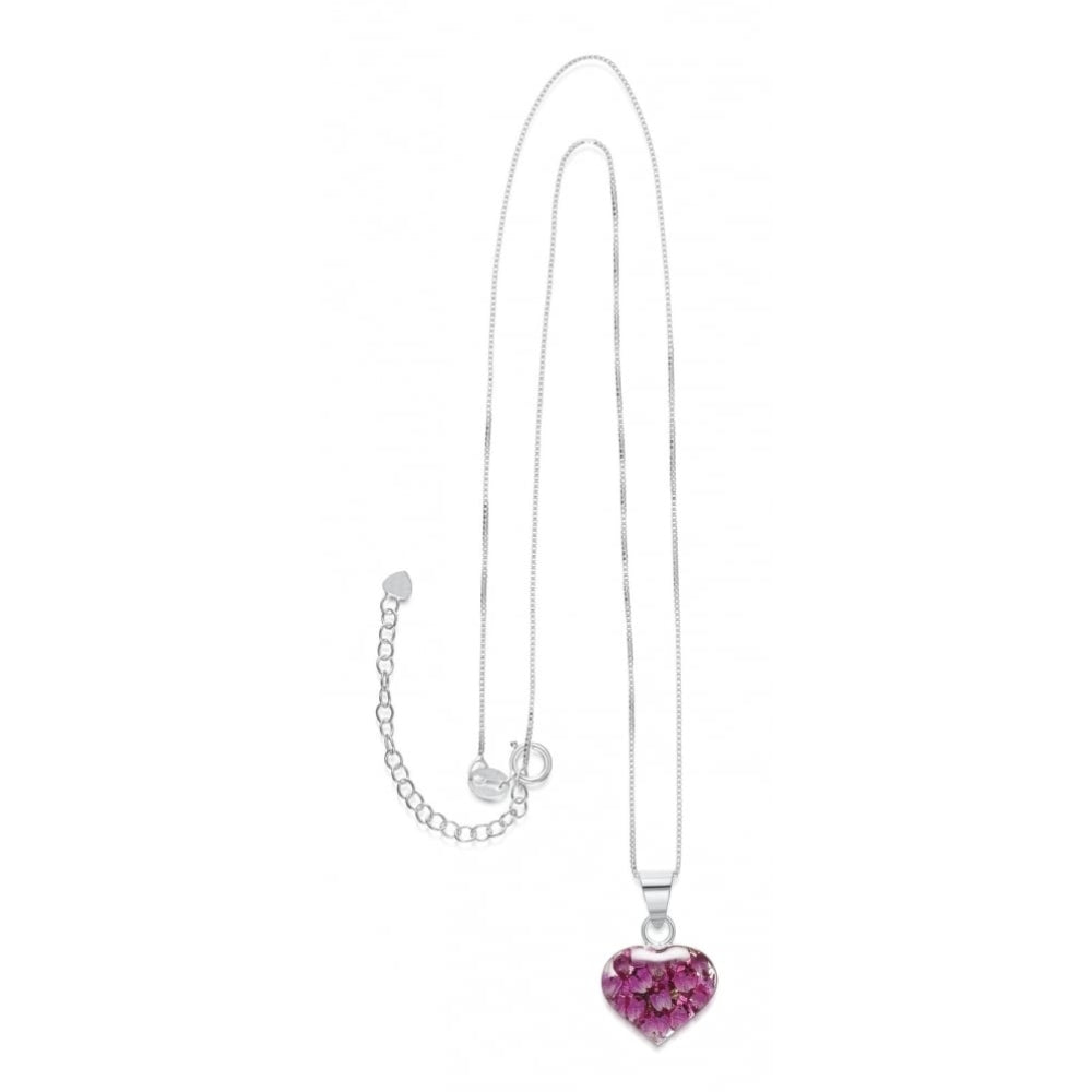 Silver Pendant - Heather - Small Heart