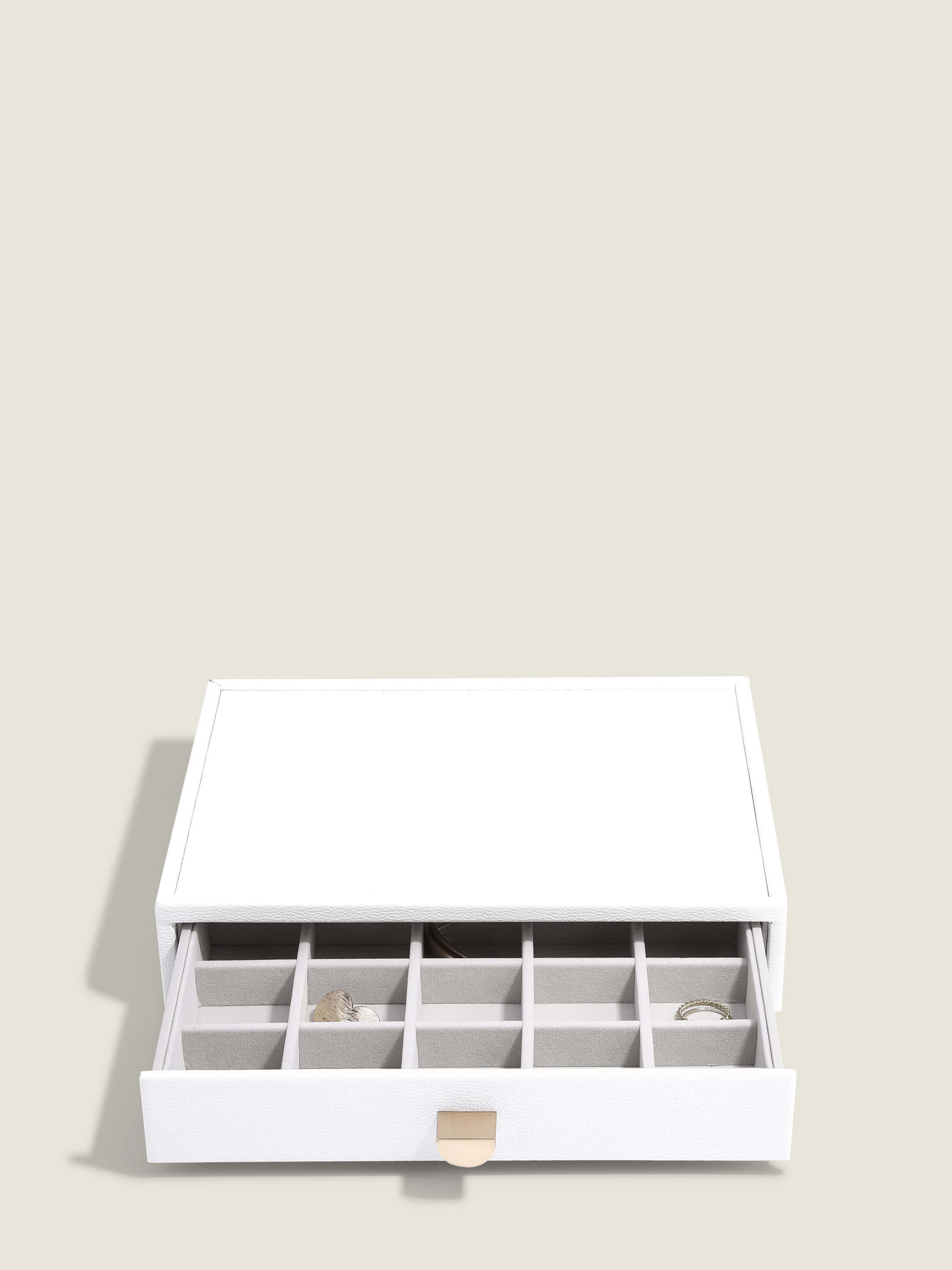 Pebble White Classic Drawer Set Of 3