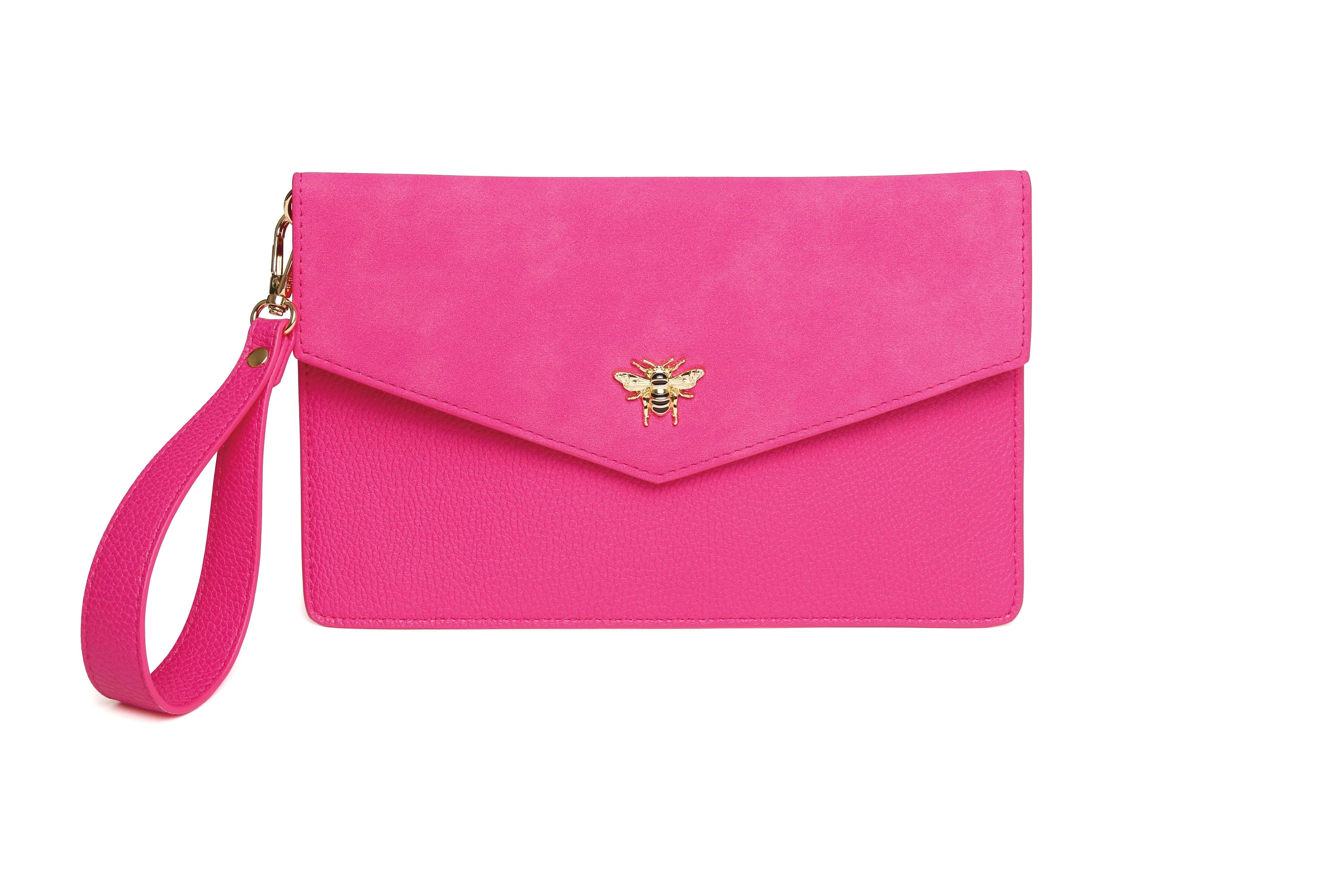 Chelsea Clutch In Hot Pink