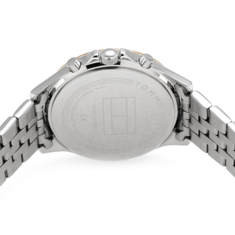 Ari Classic Two Tone Steel With Crystals Ladies Watch