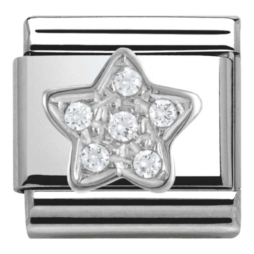 Classic CZ Pave Star link