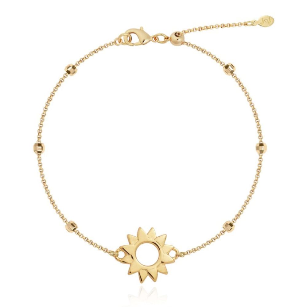 Anklet | Gold Sun | 26cm Total Length