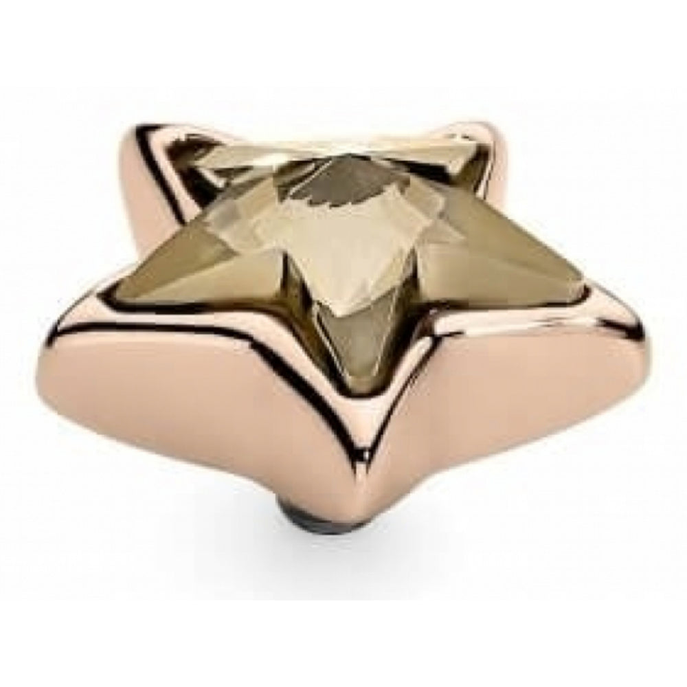 Famosa Golden Shadow Rose Gold Stellar 13mm Ring Top