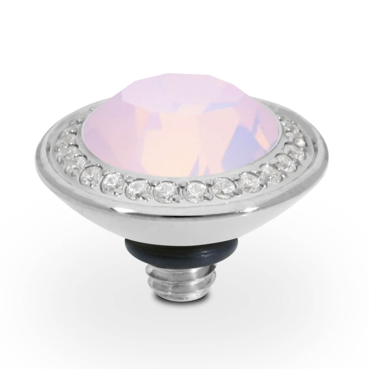 TONDO Deluxe (S/P) 9mm Rose Opal Ring Top