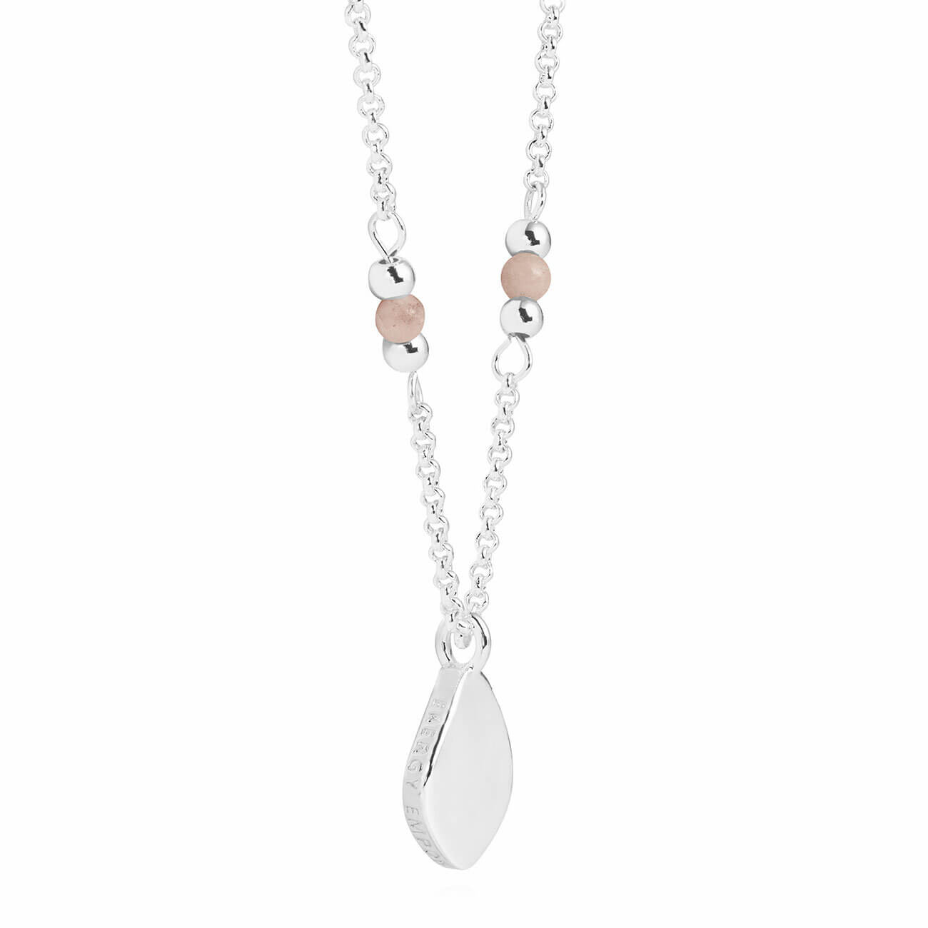 Wellness Gems | Silver | Sunstone Necklace | 45cm + 5cm Extender