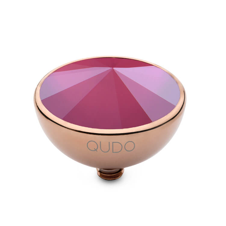 BOTTONE Rose Gold 13mm Peony Pink Ring Top