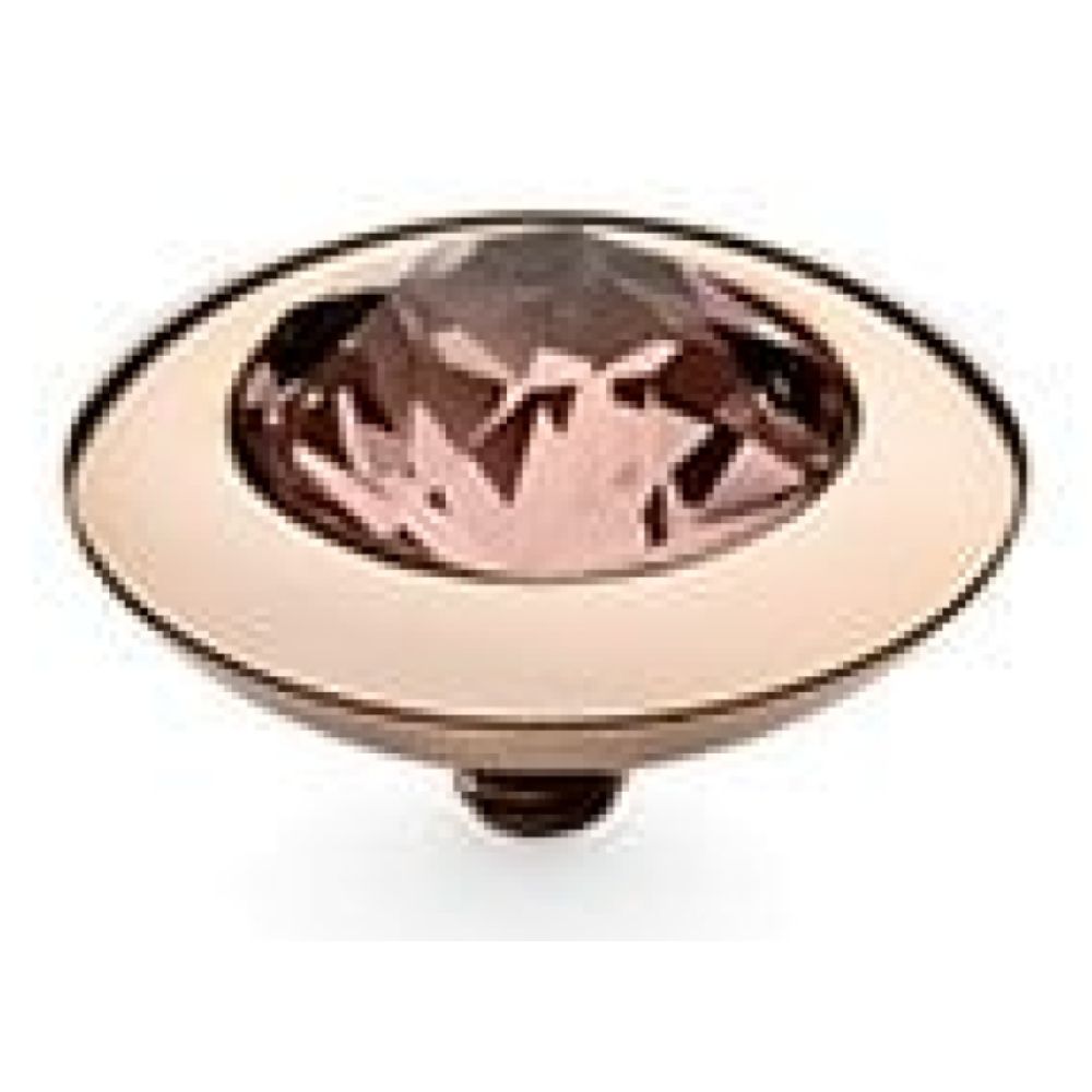 Famosa Rose Gold 13mm Tondo Ring Top Vintage Rose