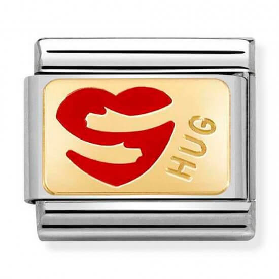 Composable Classic Plates Heart Hug Link