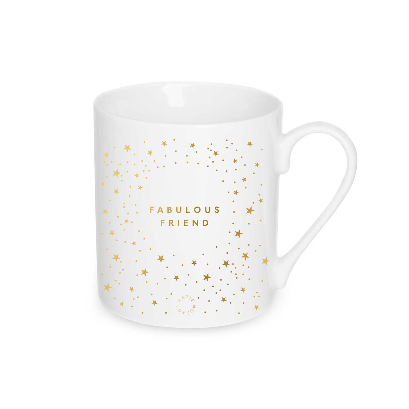 Porcelain Mug | Fabulous Friend | White and Gold