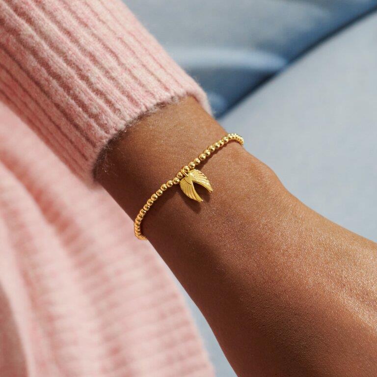 A Little 'Guardian Angel' Gold Plated Bracelet