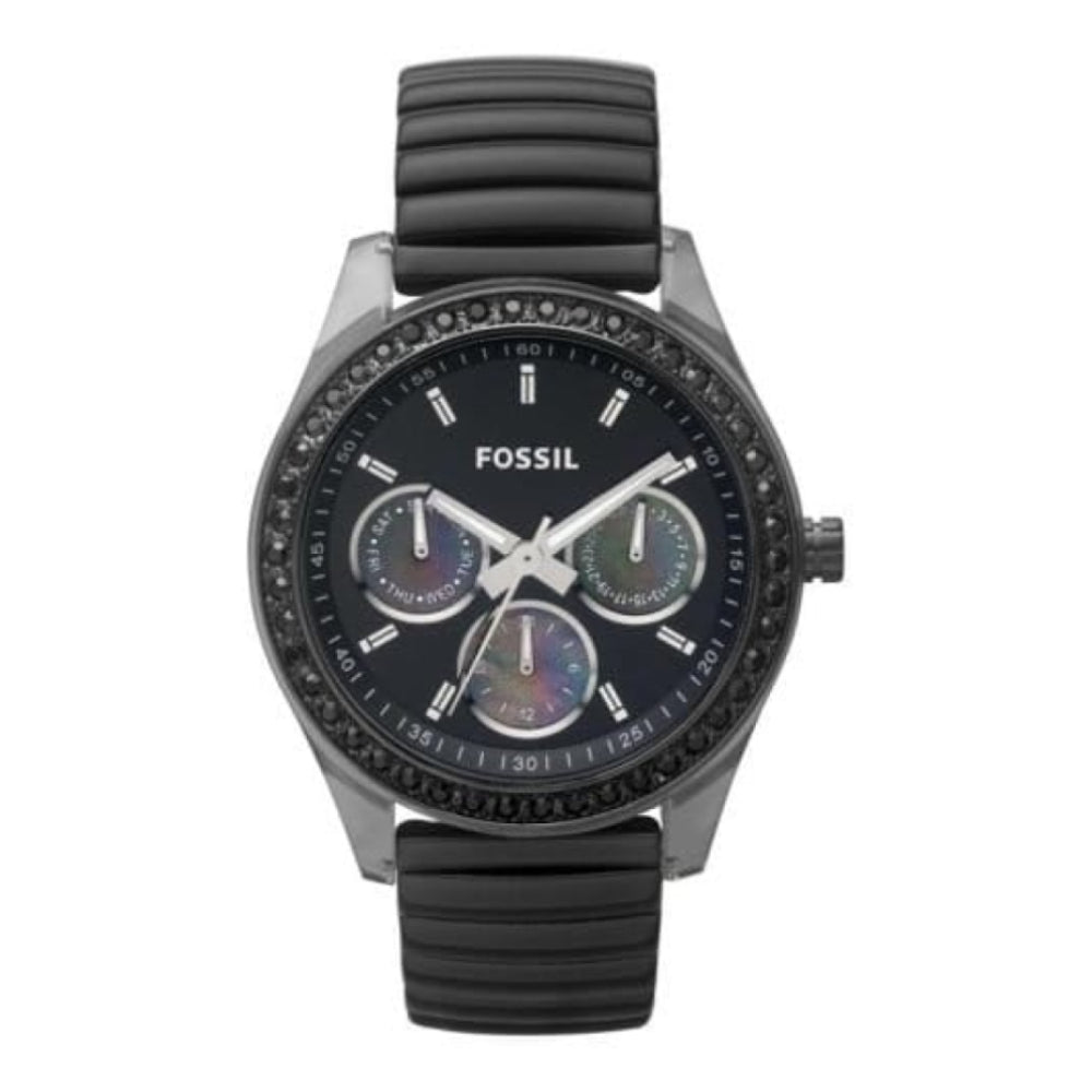 Ladies Stella Black Stainless Steel Chronograph Watch