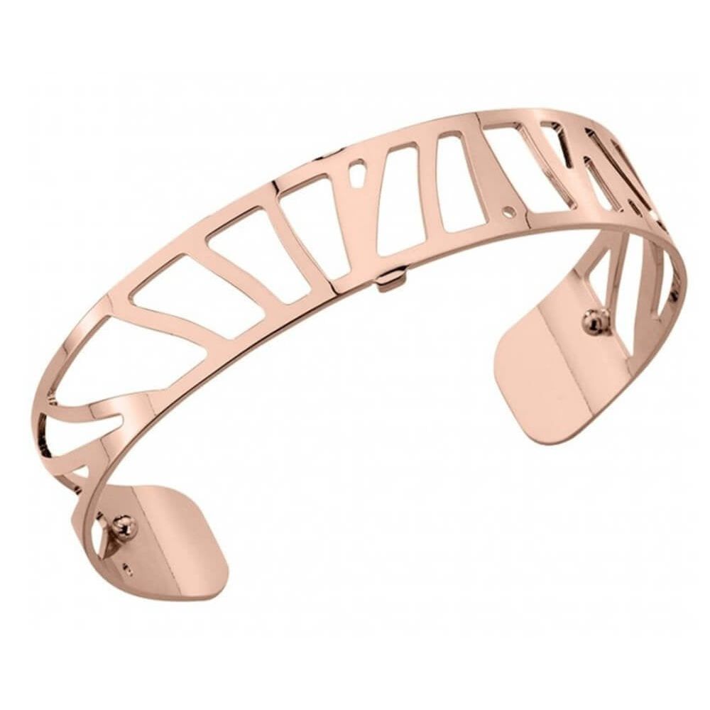 Rose Gold Plated Parrot Feather Pattern 14mm Cuff