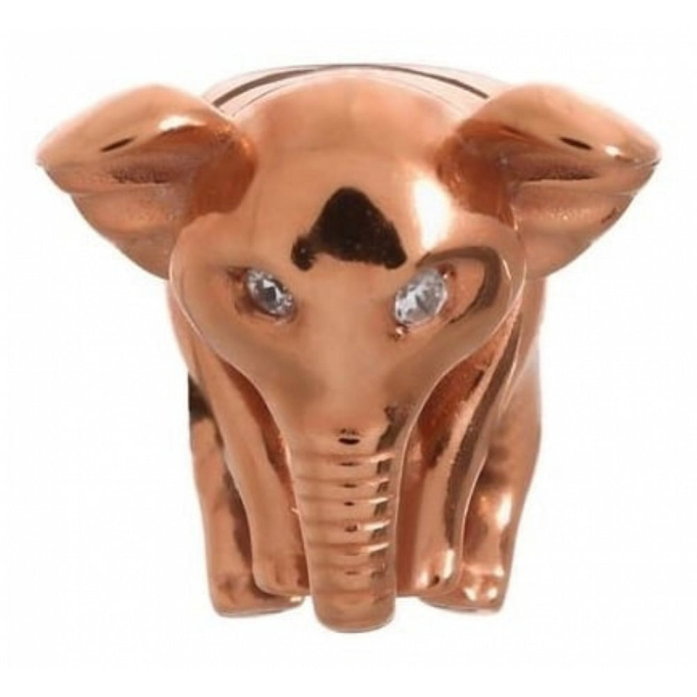 Rose Gold Elephant Charm