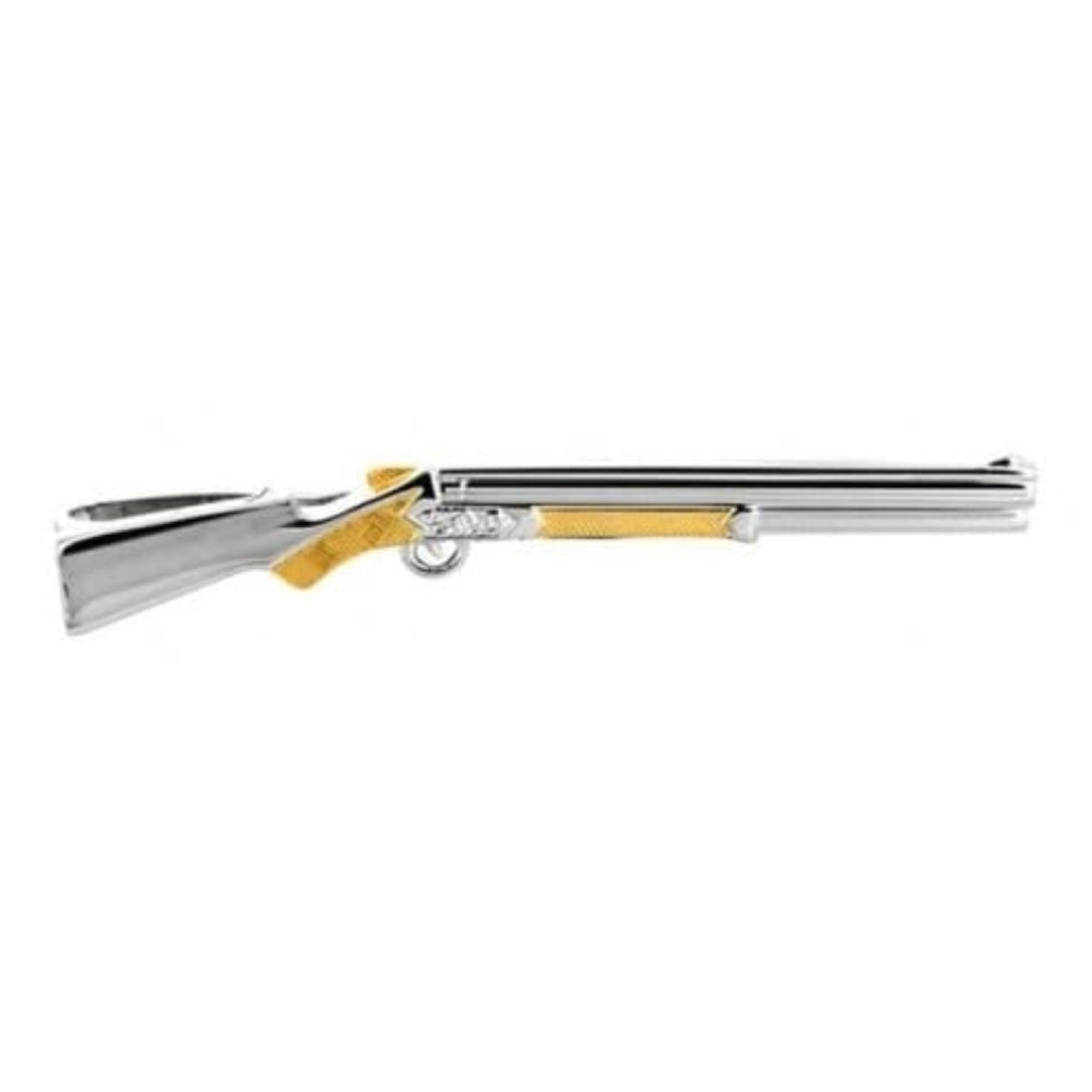 Two Tone Rifle Tie Bar