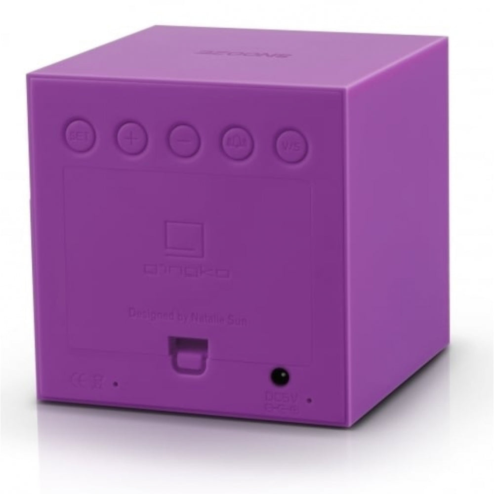 Gravity Cube Click Clock Purple