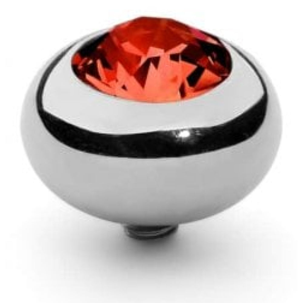 Famosa Silver 10mm Tondo Ring Top Hyacinth