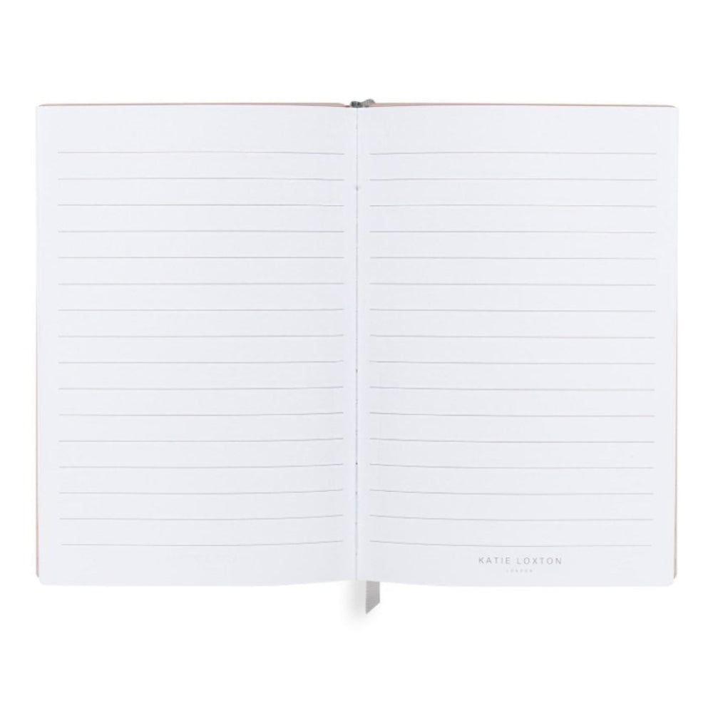 Small Notebook - Beautiful - Metallic Pink - 18.5x12.5cm