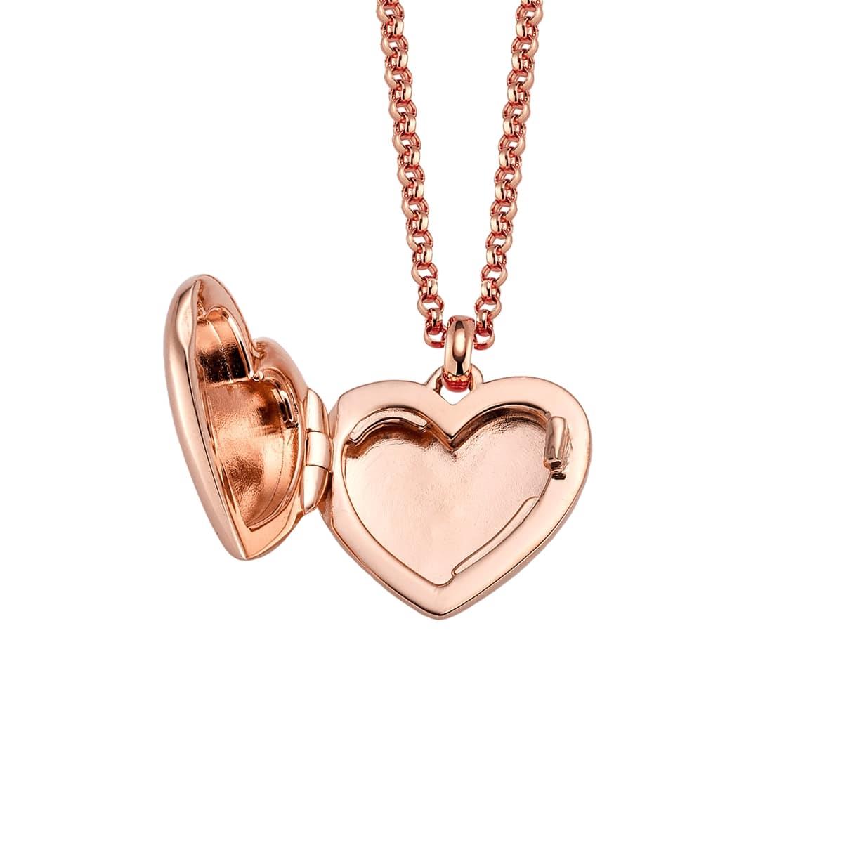 Chrysos - Rose Gold Plated Heart Locket