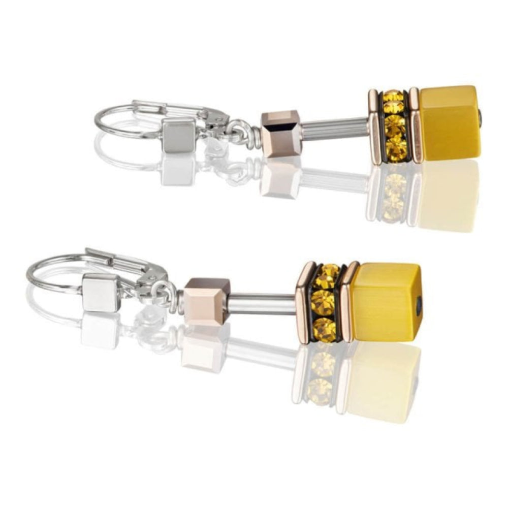 Yellow Pierced Earring