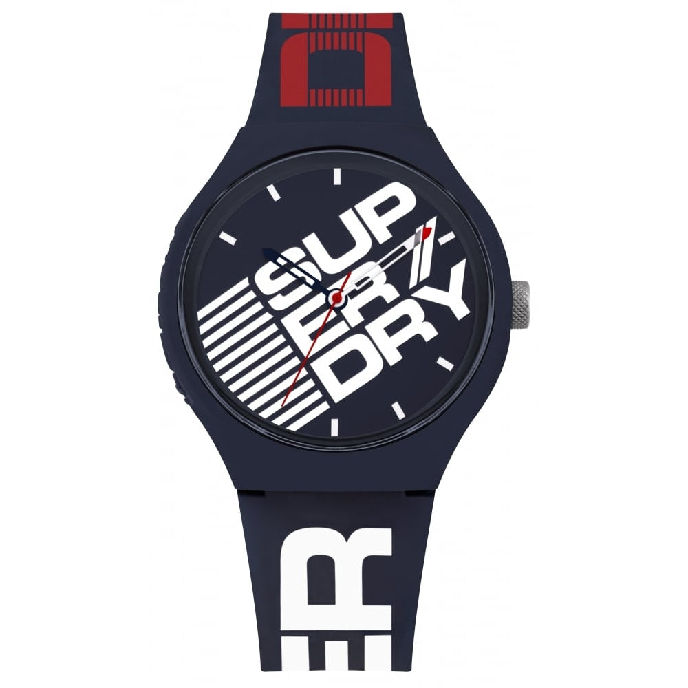Urban Street Navy Dial With Navy Printed Silicone