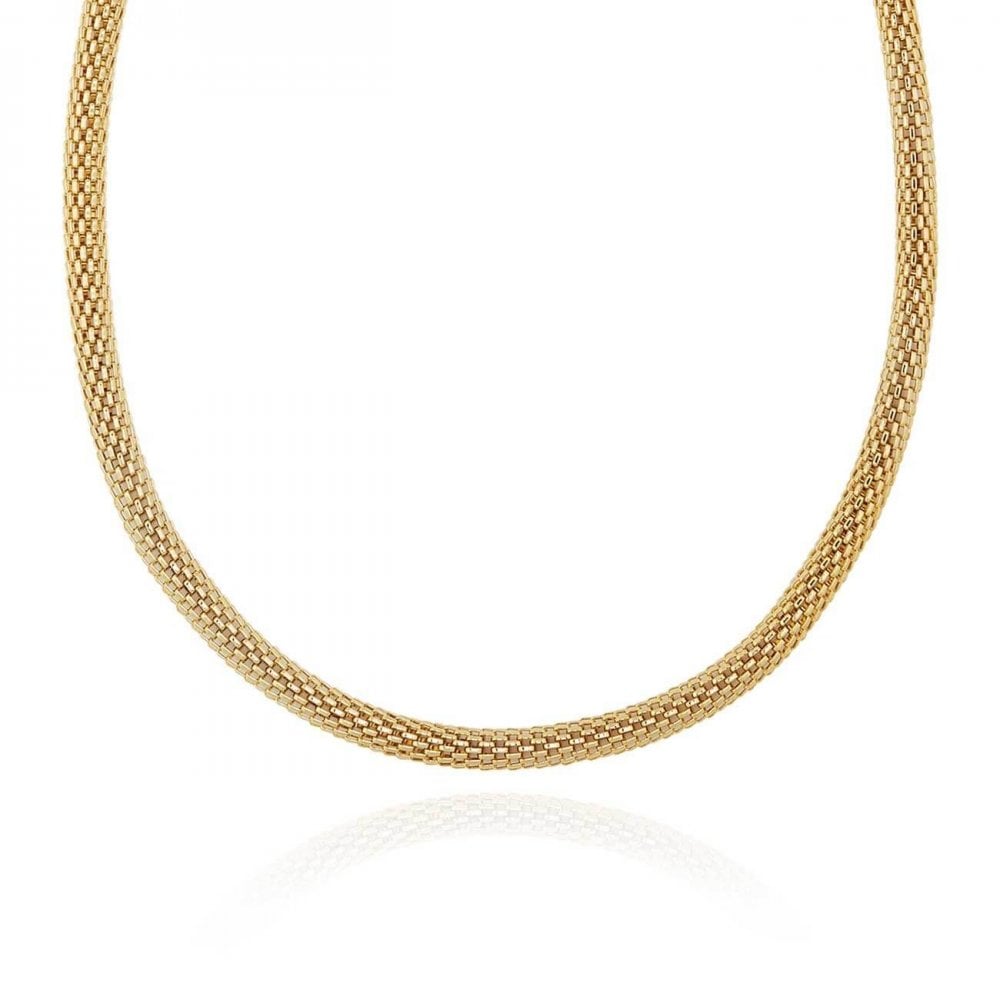 Halo Gold Venetian Chain Necklace 42cm