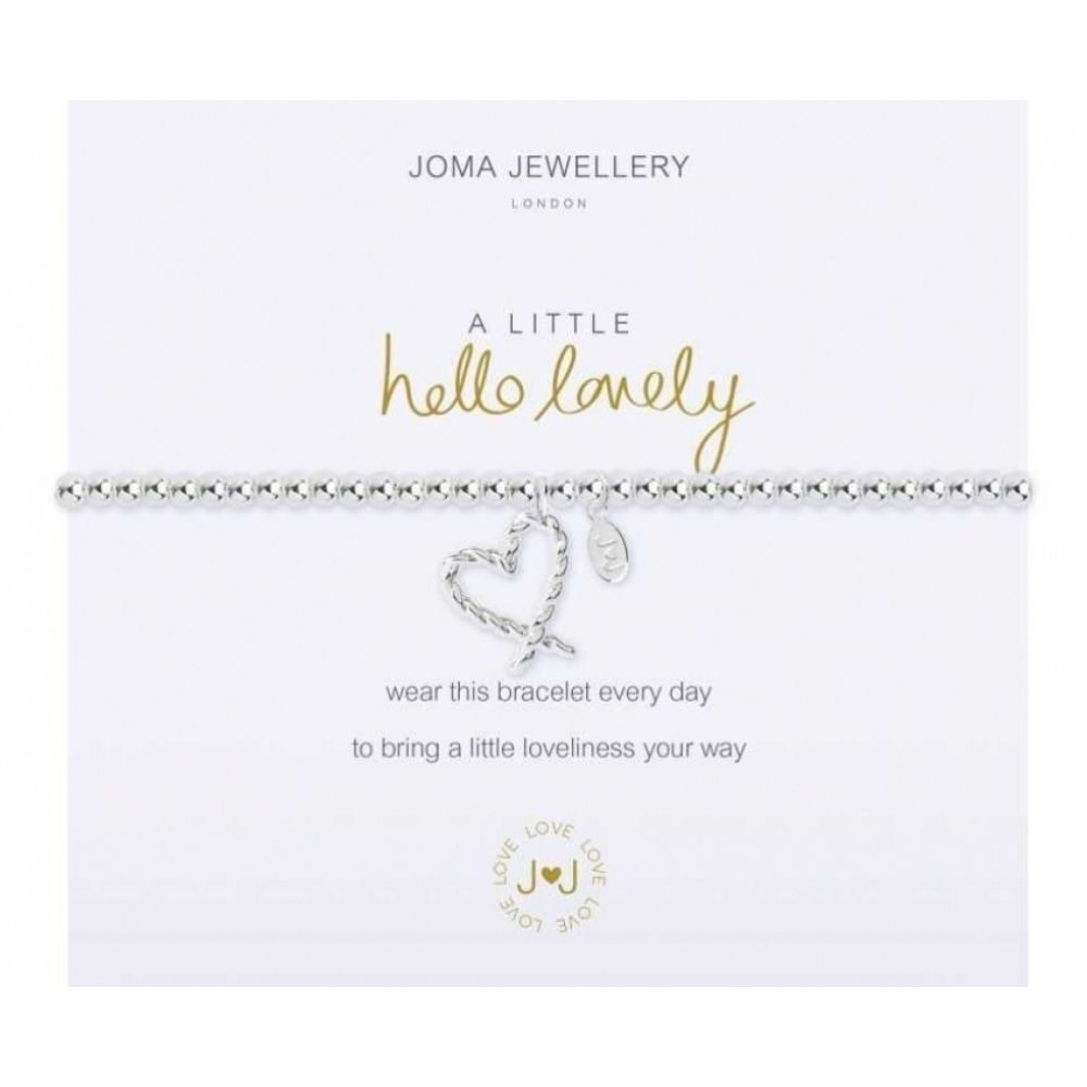 A Little | Hello Lovely | Silver | Bracelet | 17.5cm Stretch