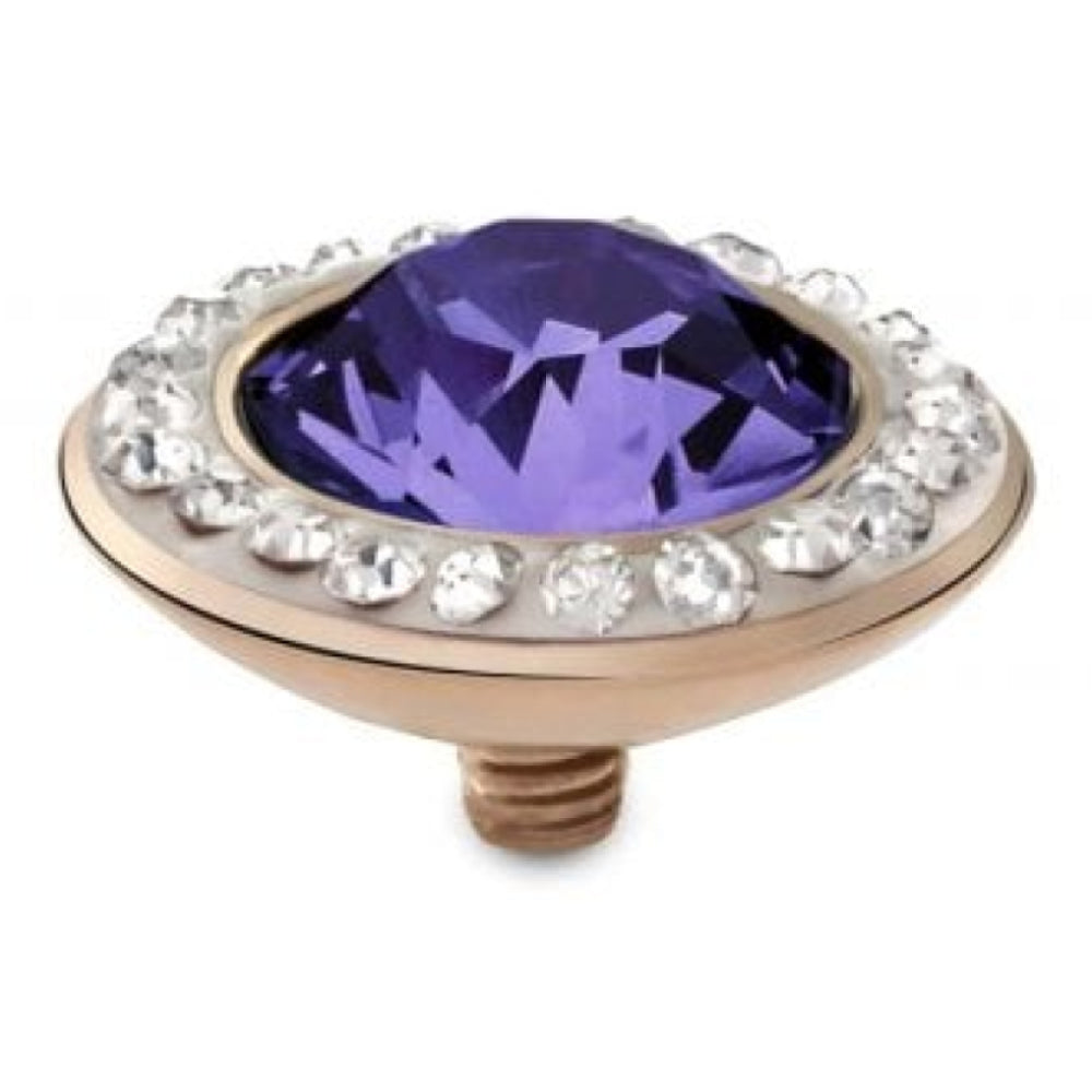 Interchangeable Top TONDO Deluxe (RG/P) Tanzanite