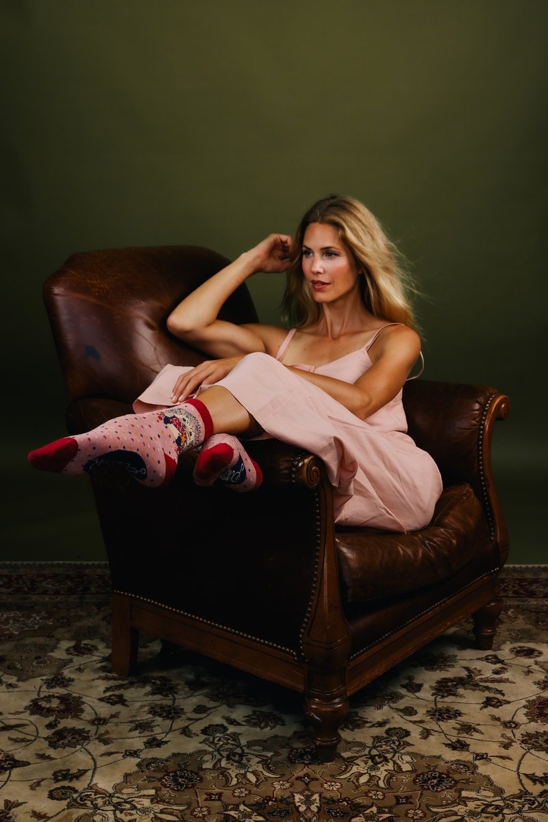 Western Hedgehog Ankle Socks- Candy