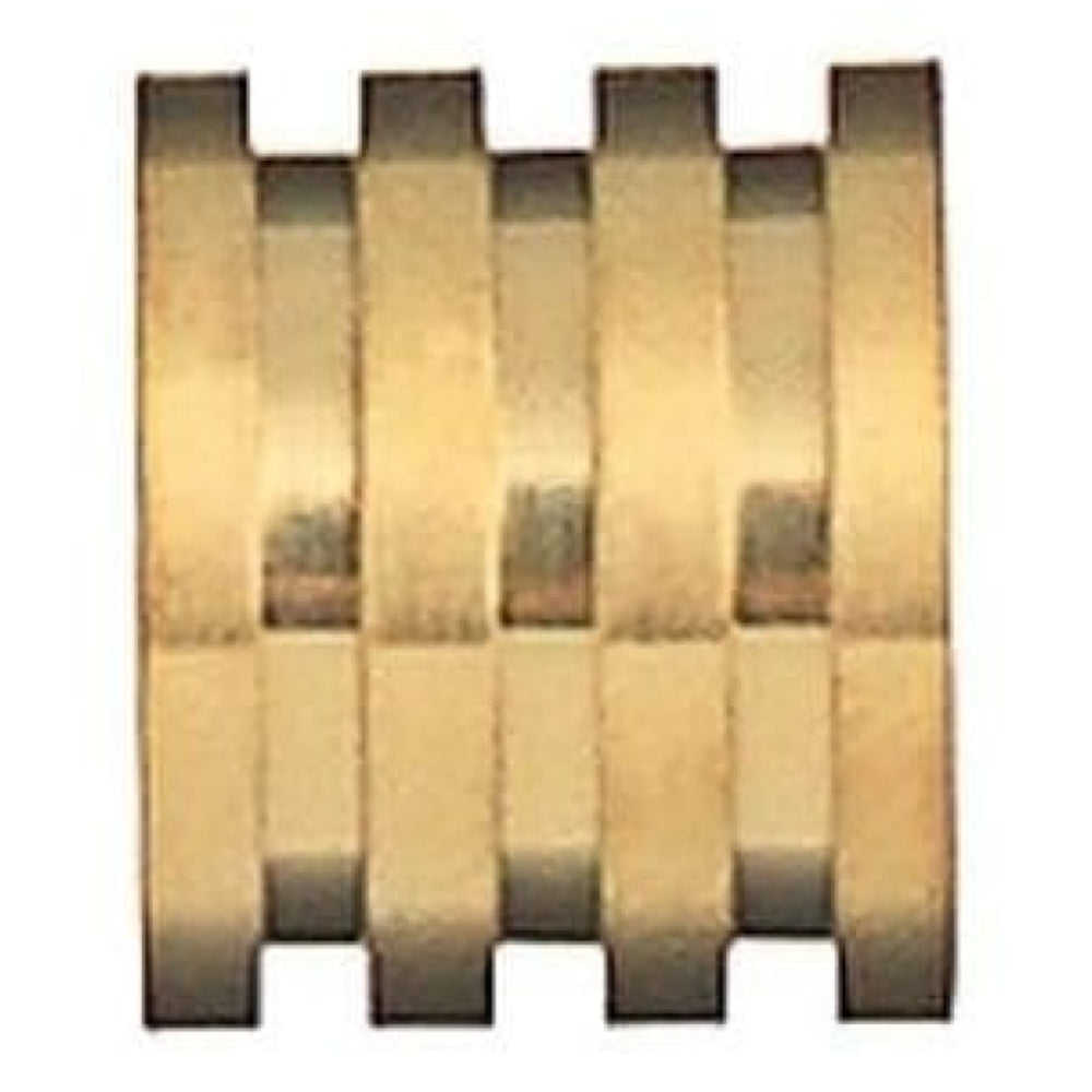 Gents Gold Plated Striped Link