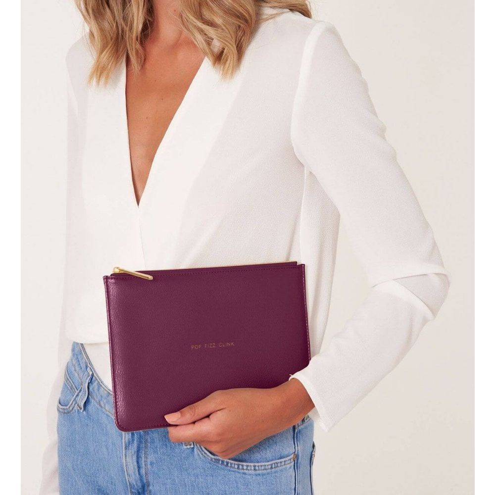 Perfect Pouch | Pop Fizz Clink | Purple Berry | 16 X 24 Cm