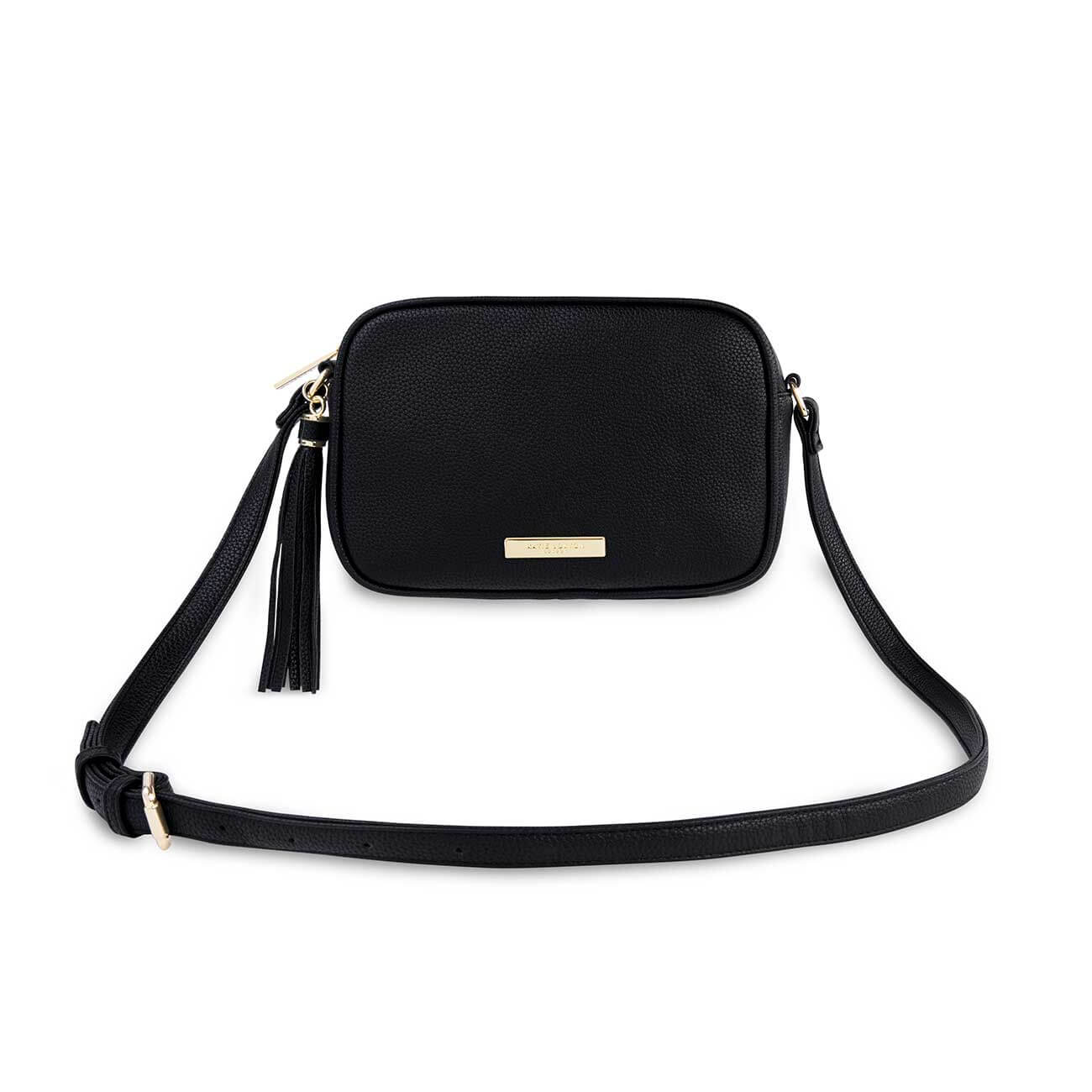 Sophia Tassel Crossbody Bag | Black