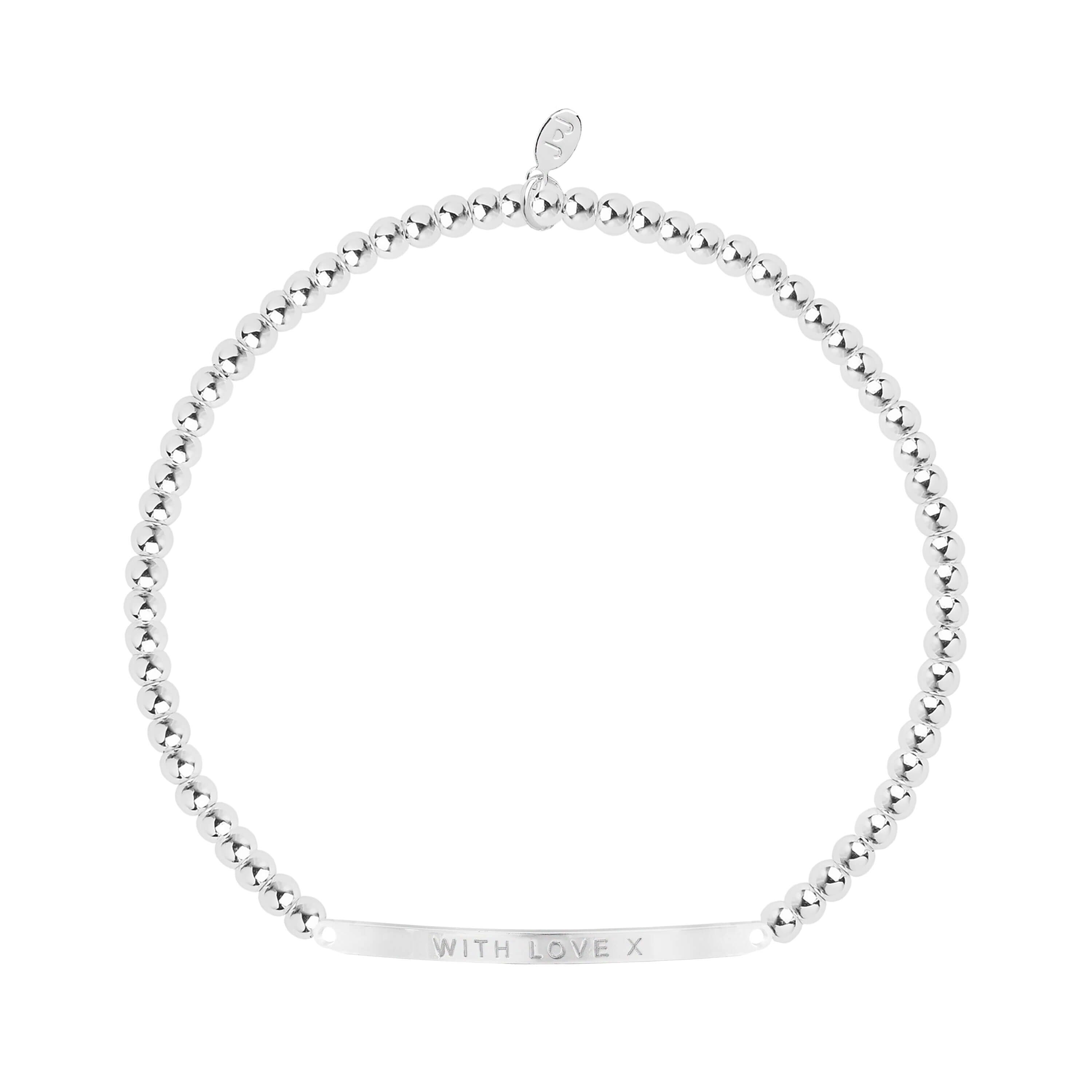 Occasion Gift Box | Just To Say Congratulations | Silver | Set Of 3 Bracelets | 17.5cm Stretch